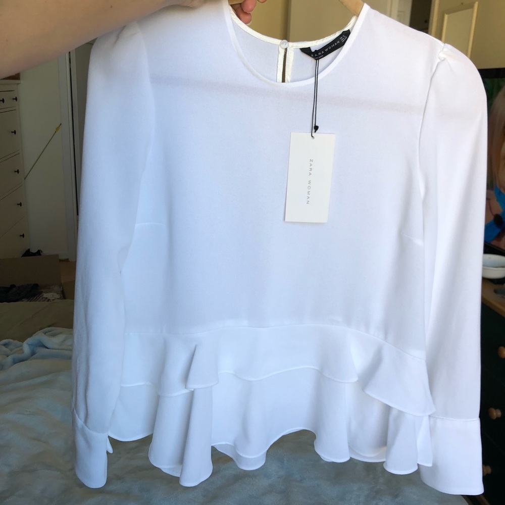 Zara Ruffle Blouse